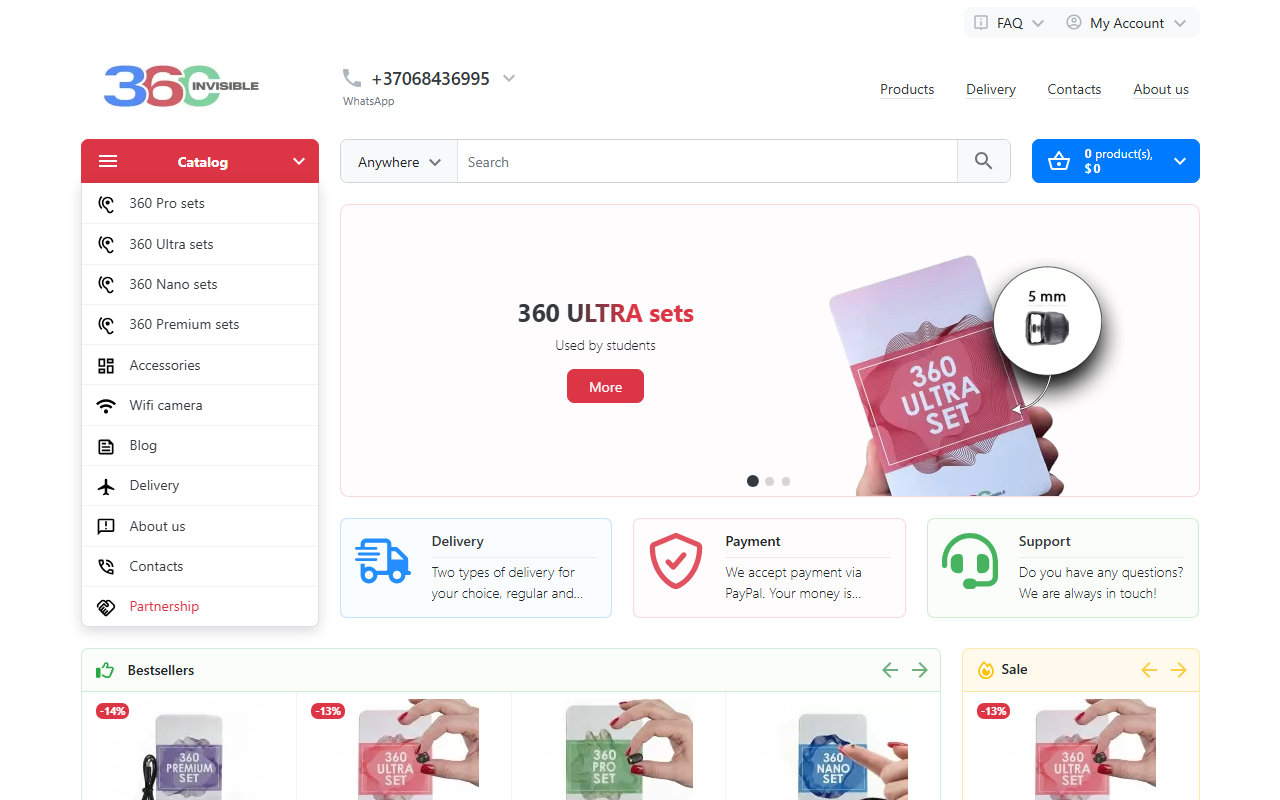 360invisible.com screenshot