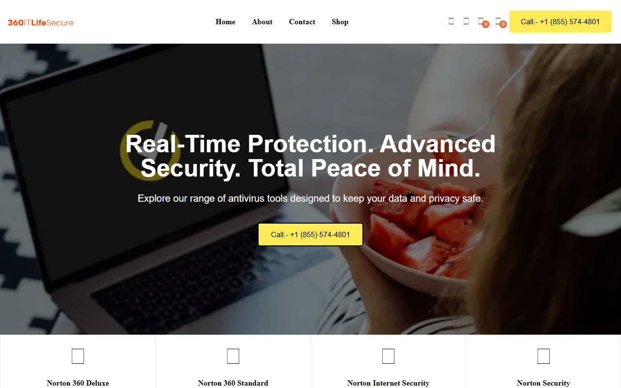 360itlifesecure.com screenshot