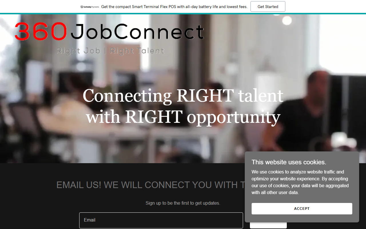 360jobconnect.com screenshot