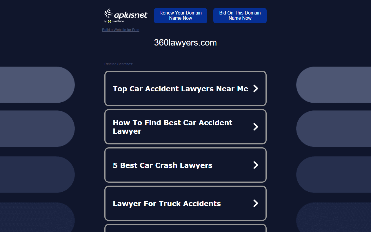 360lawyers.com screenshot