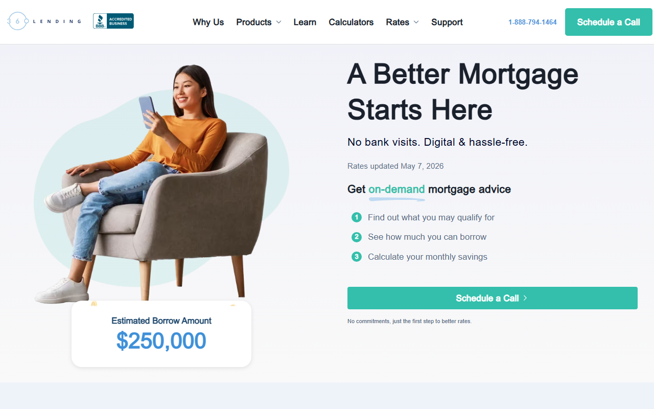 360lending.com screenshot