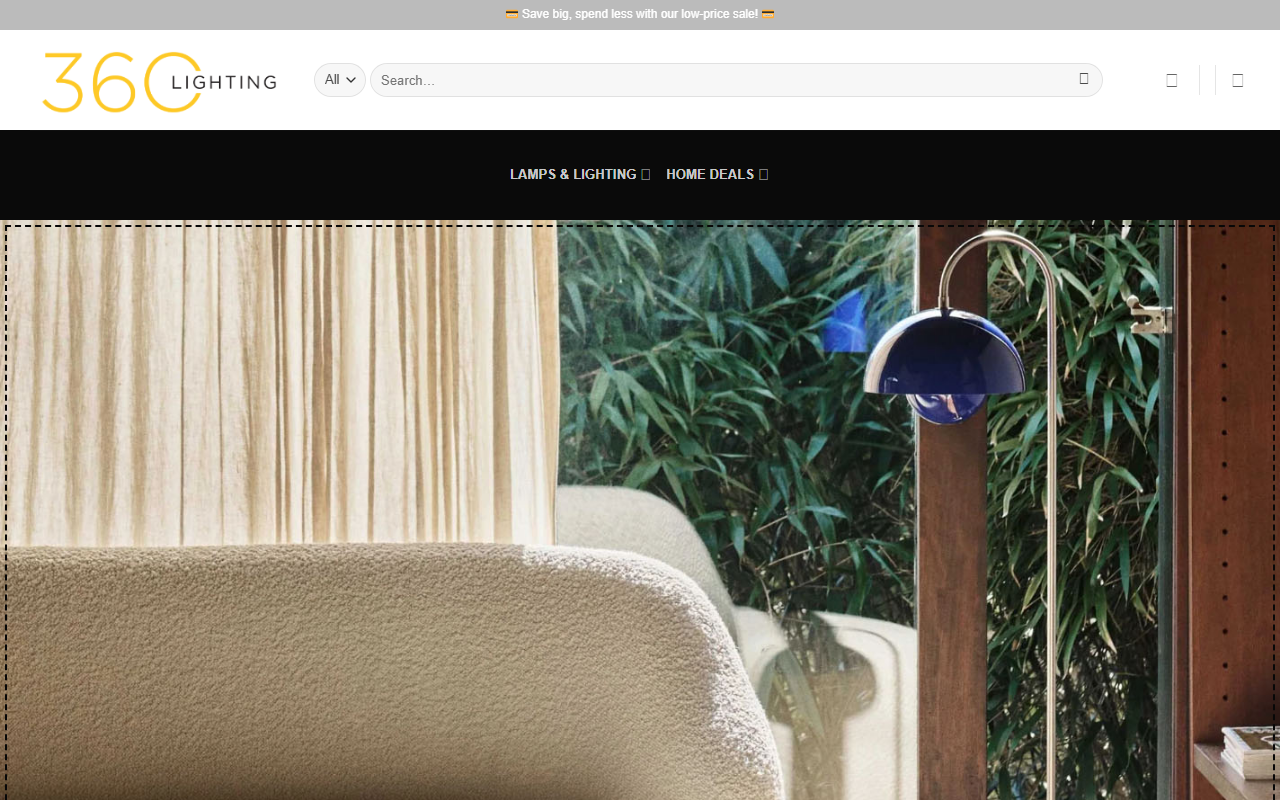 360lightingsale.com screenshot