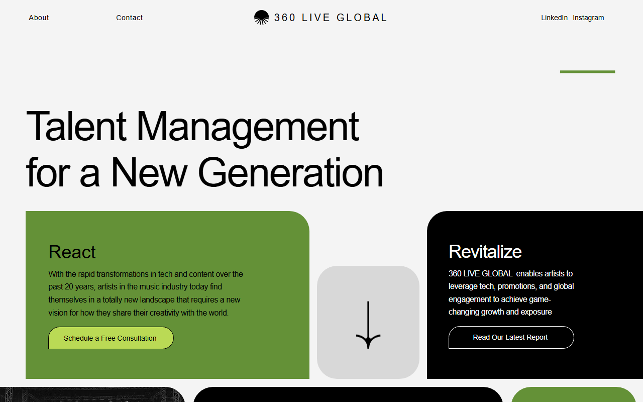 360liveglobal.com screenshot
