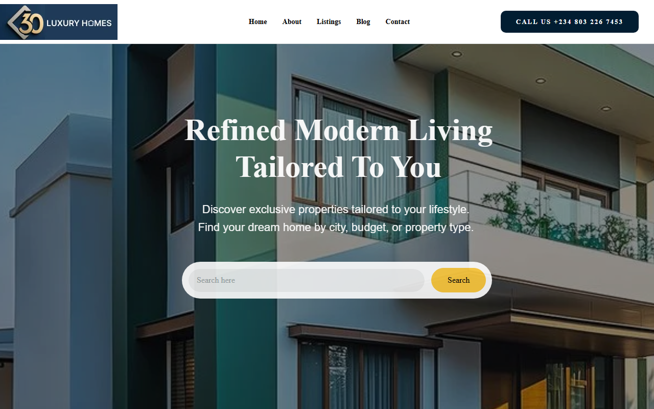 360luxuryhomes1.com screenshot