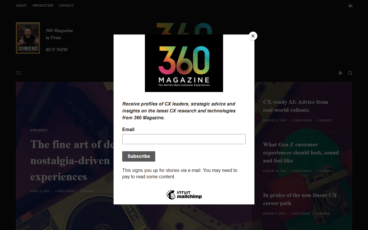 360magazine.com screenshot