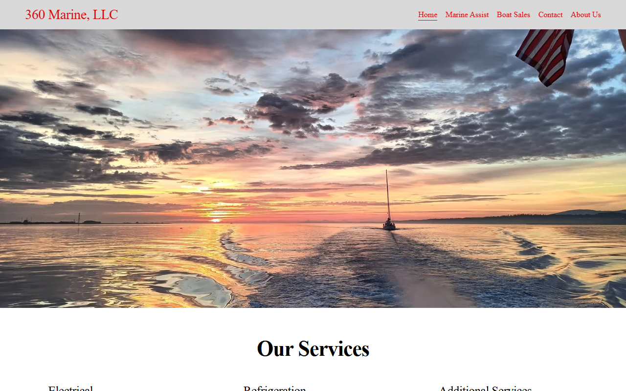 360marinellc.com screenshot