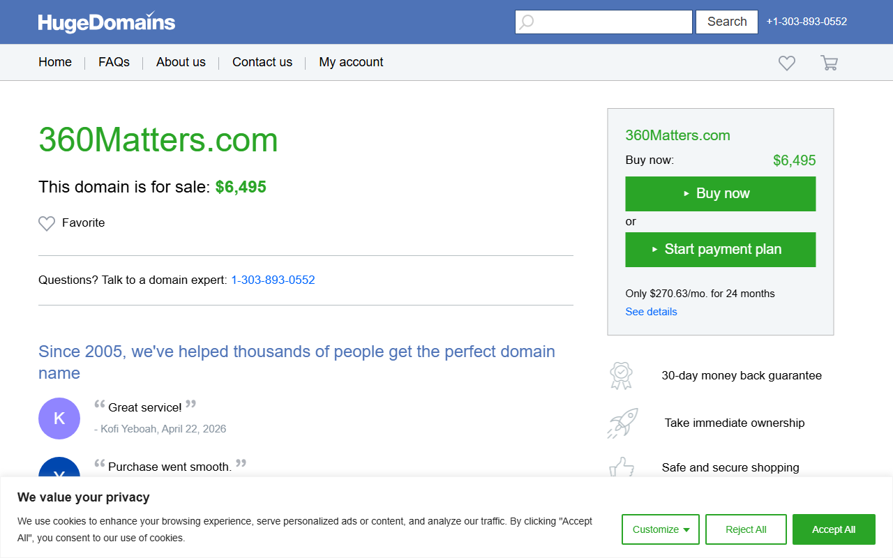 360matters.com screenshot