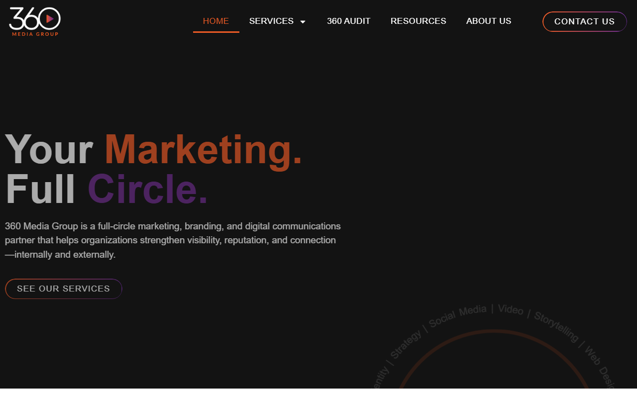 360mediagrp.com screenshot