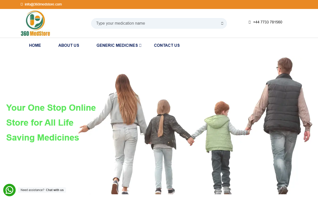 360medstore.com screenshot