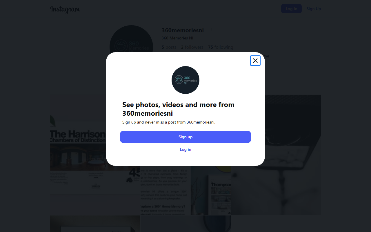 360memoriesni.com screenshot