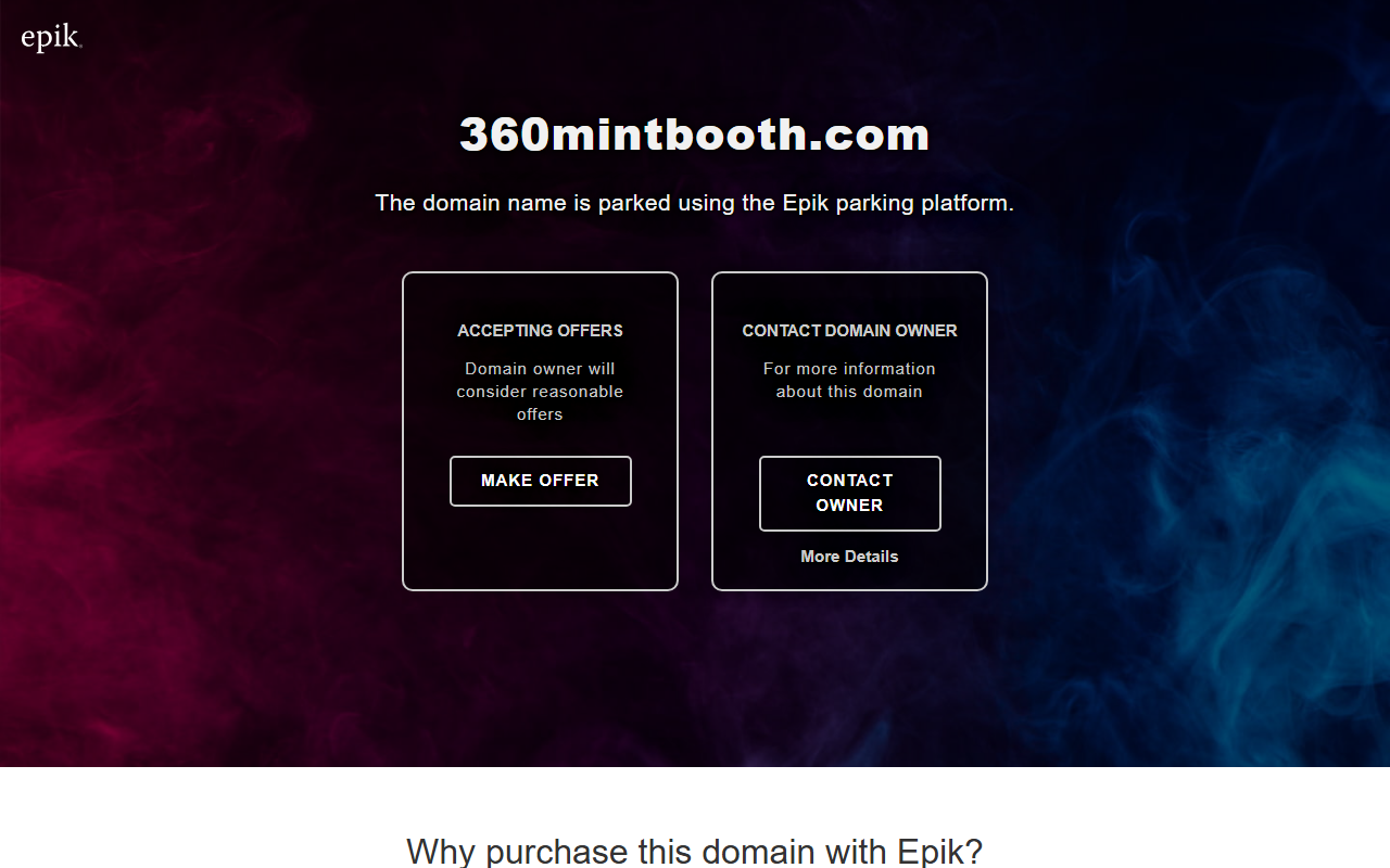 360mintbooth.com screenshot