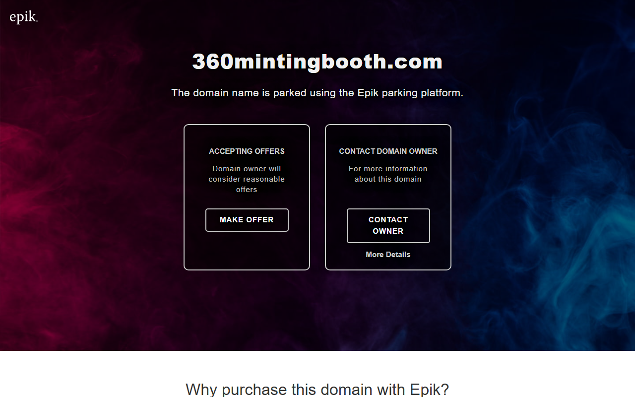 360mintingbooth.com screenshot