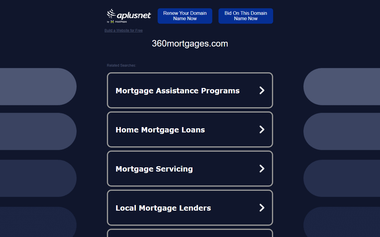 360mortgages.com screenshot