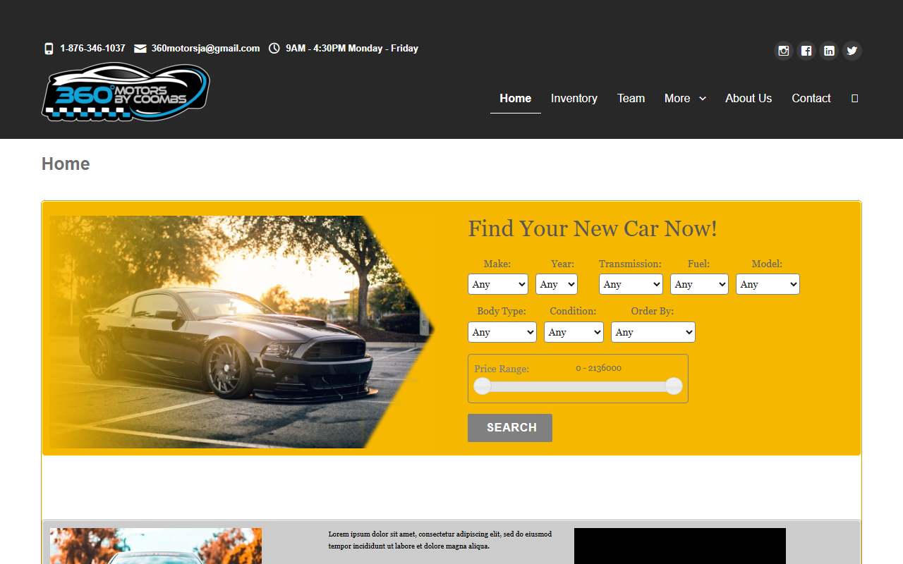 360motorsja.com screenshot