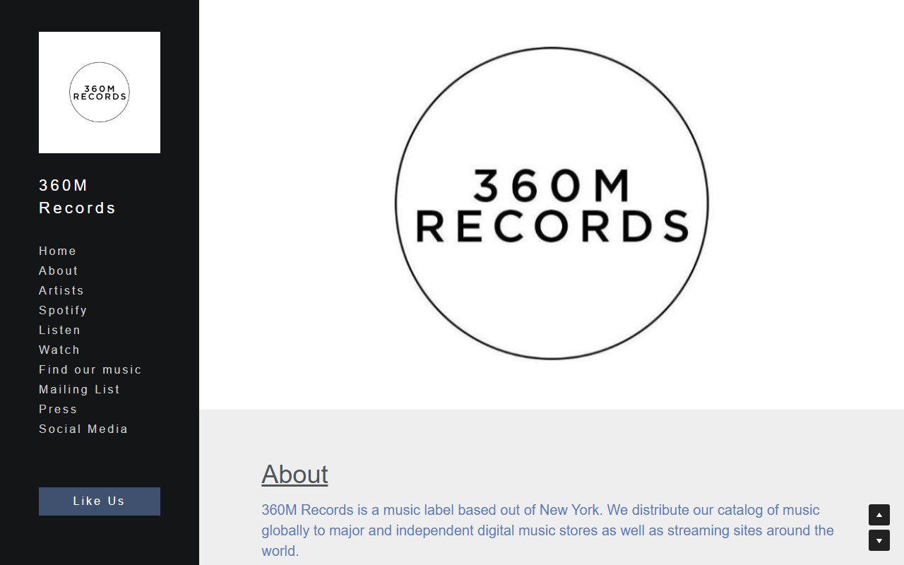 360mrecords.com screenshot