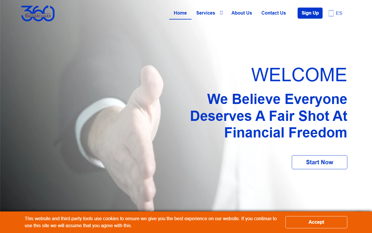 360multiservices.com screenshot