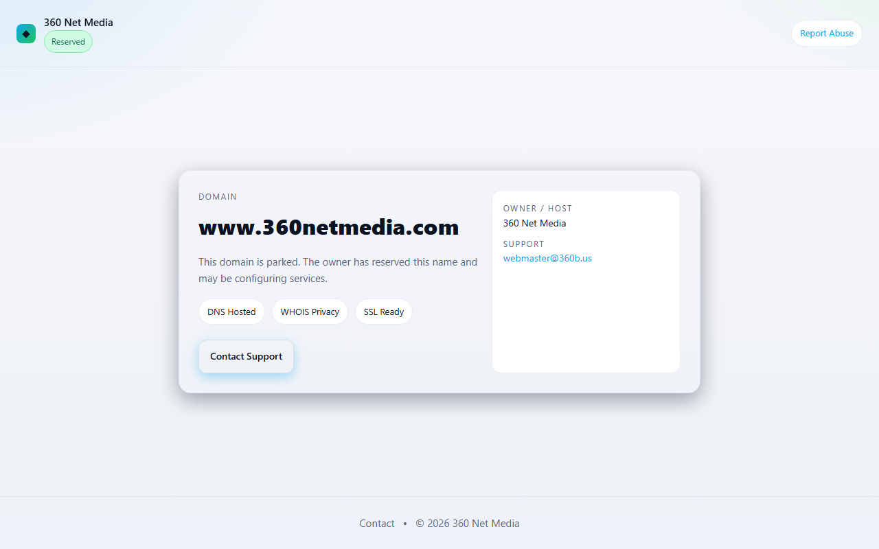 360netmedia.com screenshot