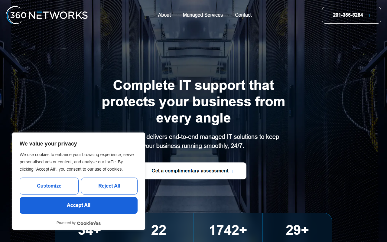 360networks.com screenshot