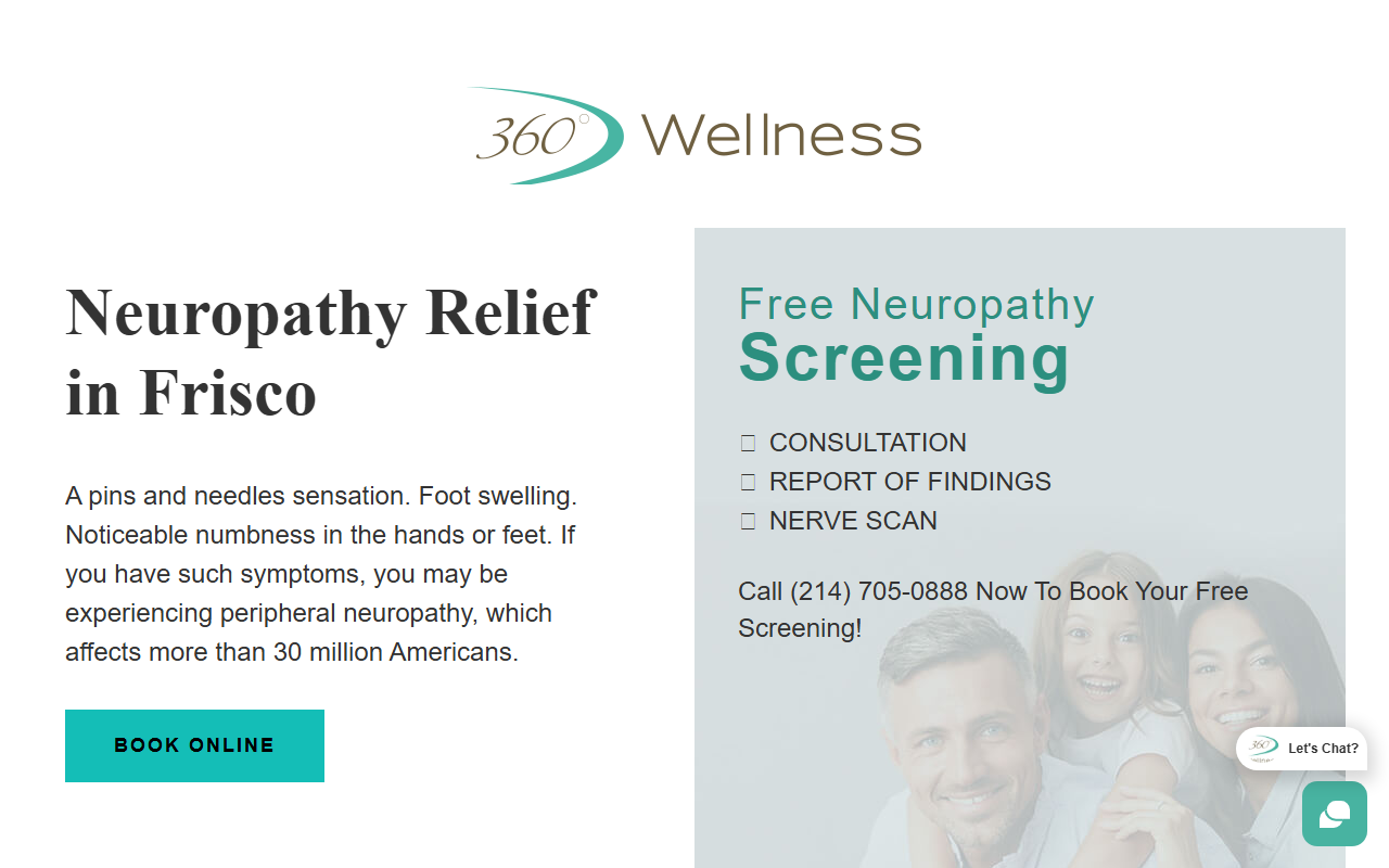 360neuropathy.com screenshot