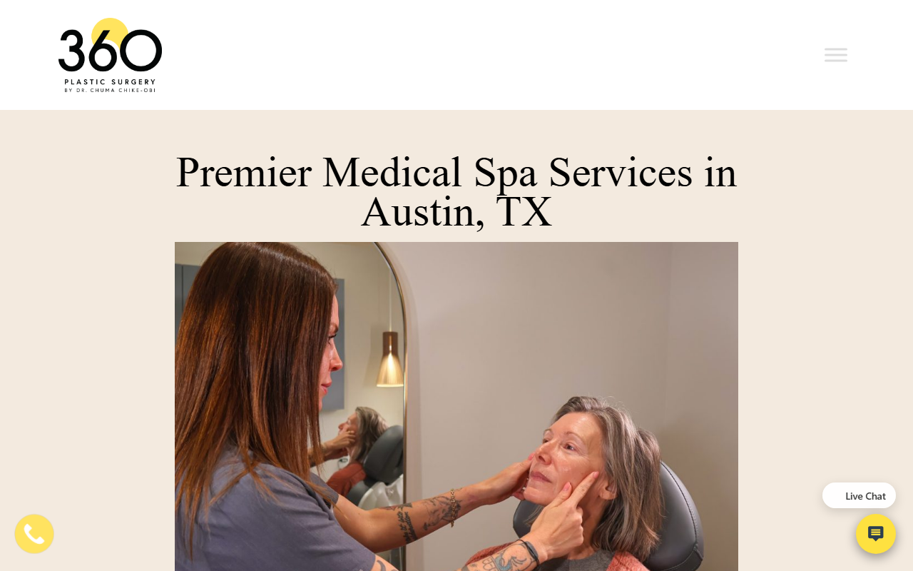 360nonsurgical.com screenshot