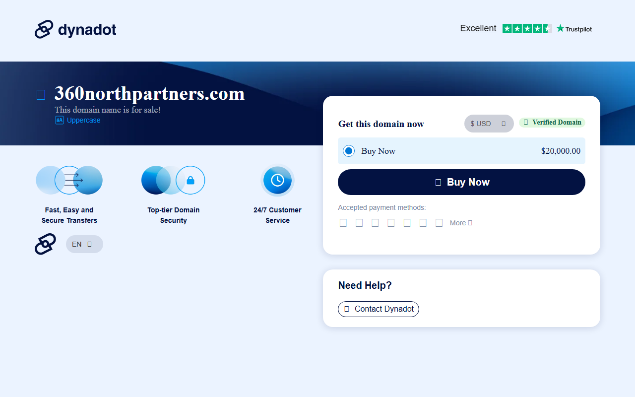 360northpartners.com screenshot