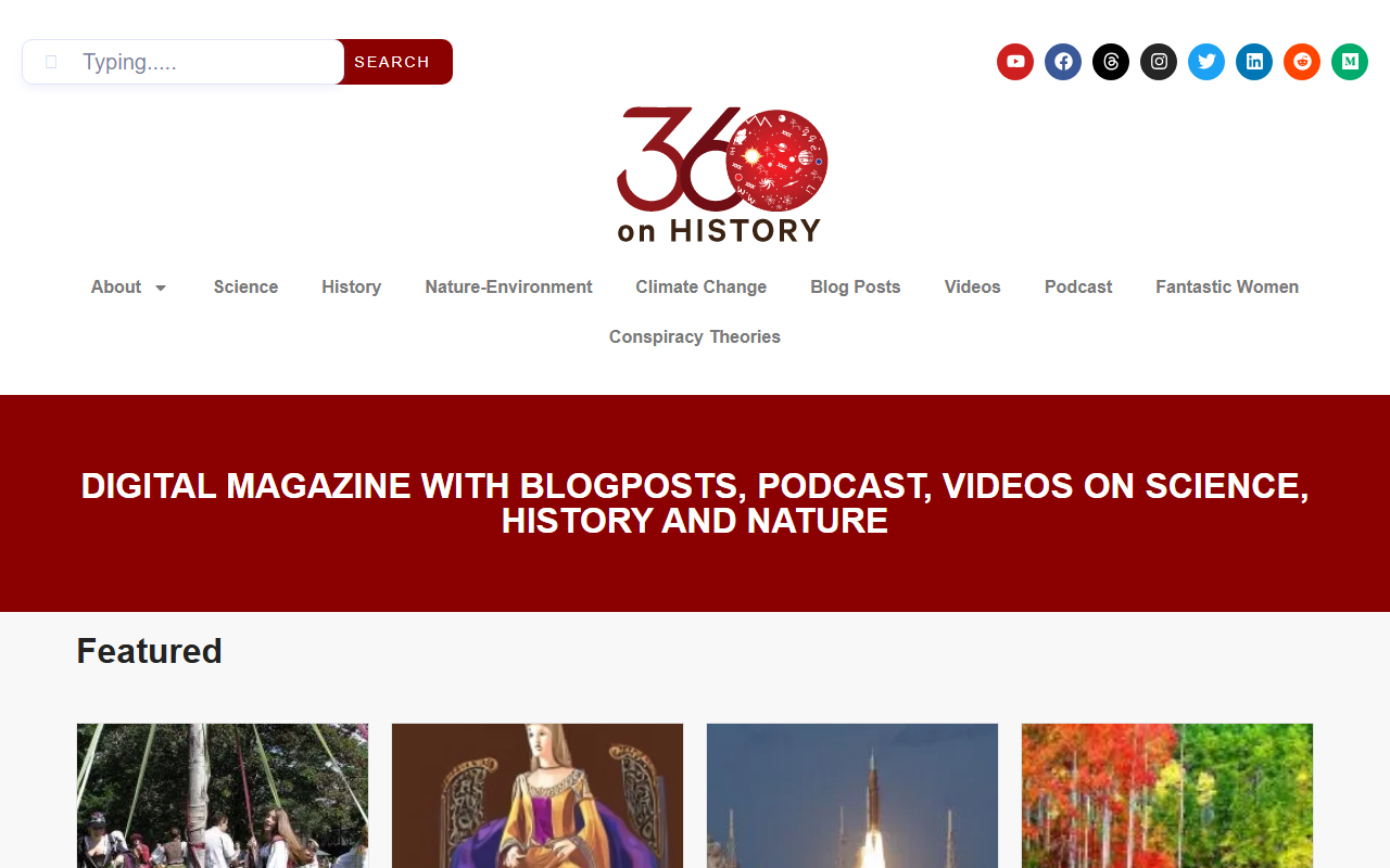 360onhistory.com screenshot