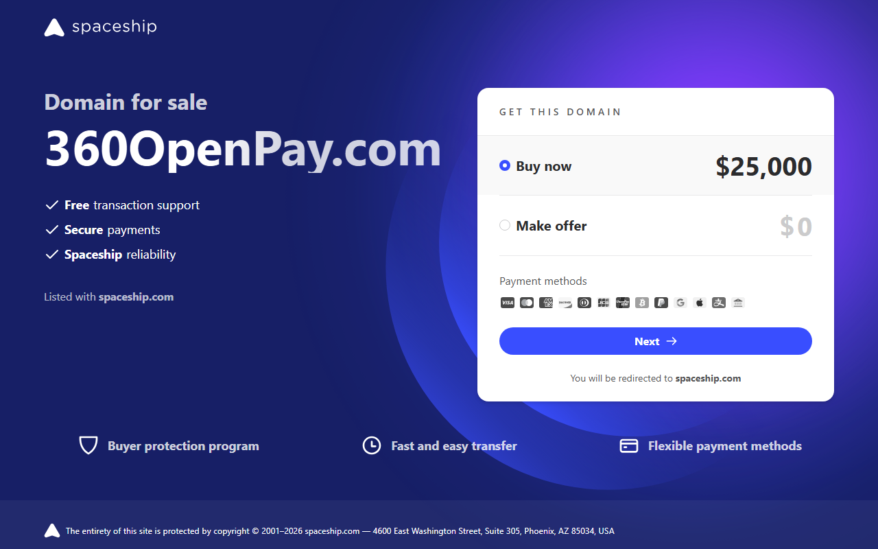 360openpay.com screenshot