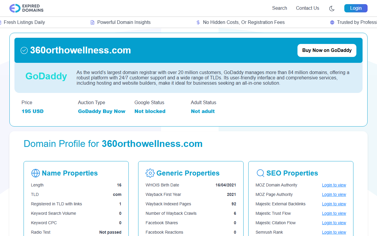 360orthowellness.com screenshot