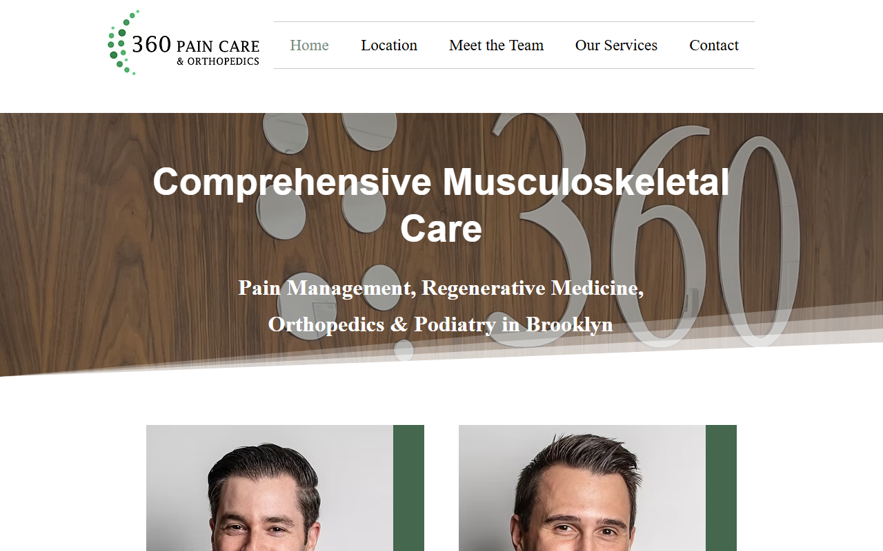 360paincare.com screenshot