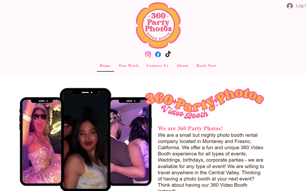 360partyphotos.com screenshot
