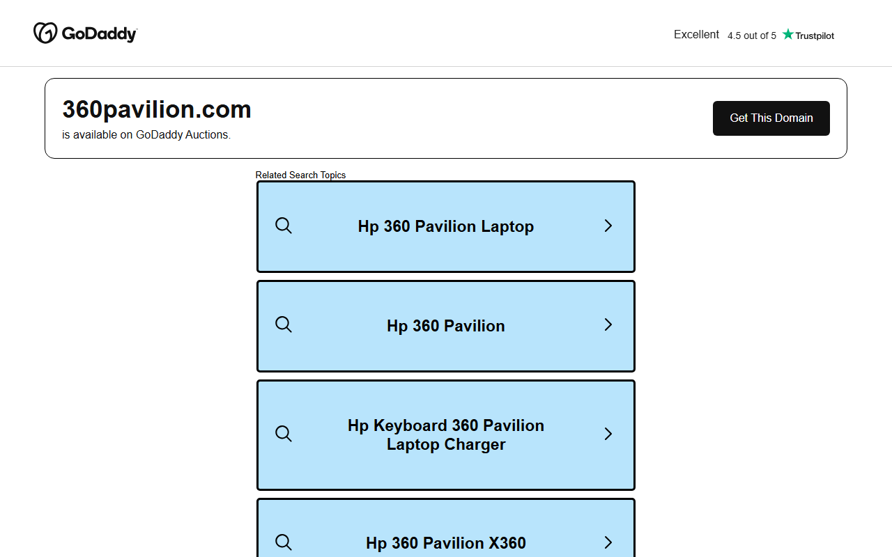 360pavilion.com screenshot