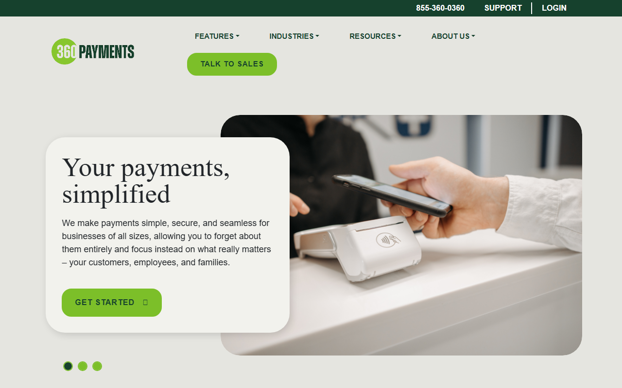 360payments.com screenshot
