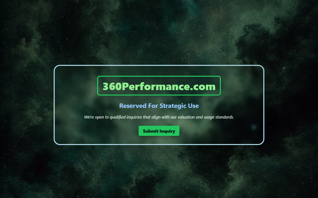360performance.com screenshot