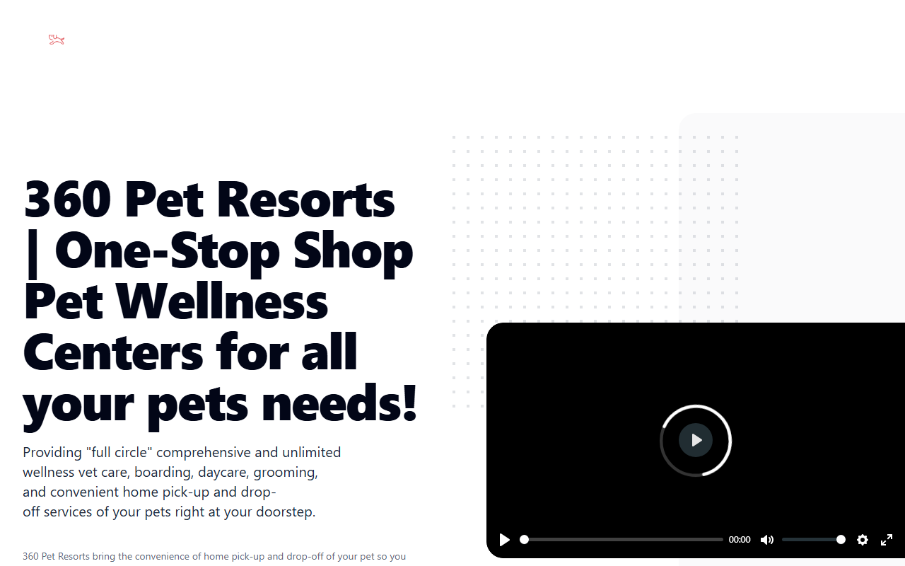 360petsresorts.com screenshot