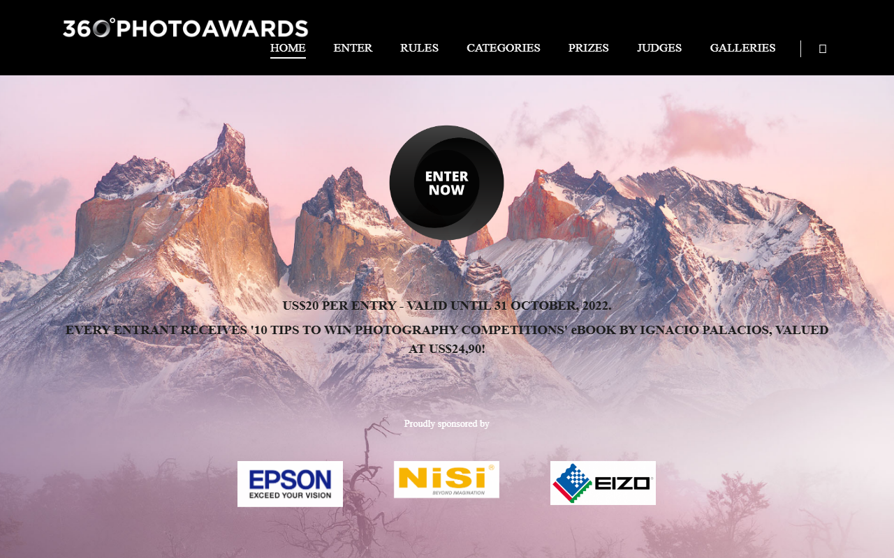 360photoawards.com screenshot