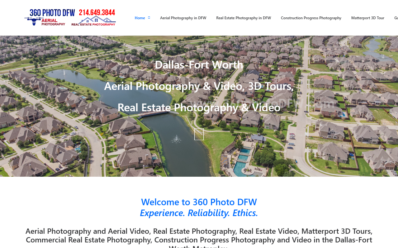 360photodfw.com screenshot