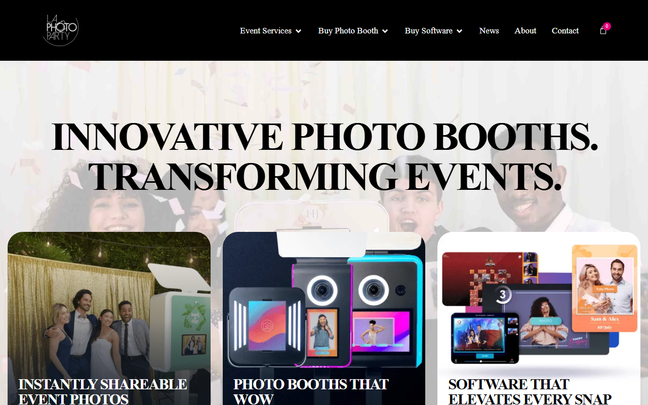 360photoparty.com screenshot
