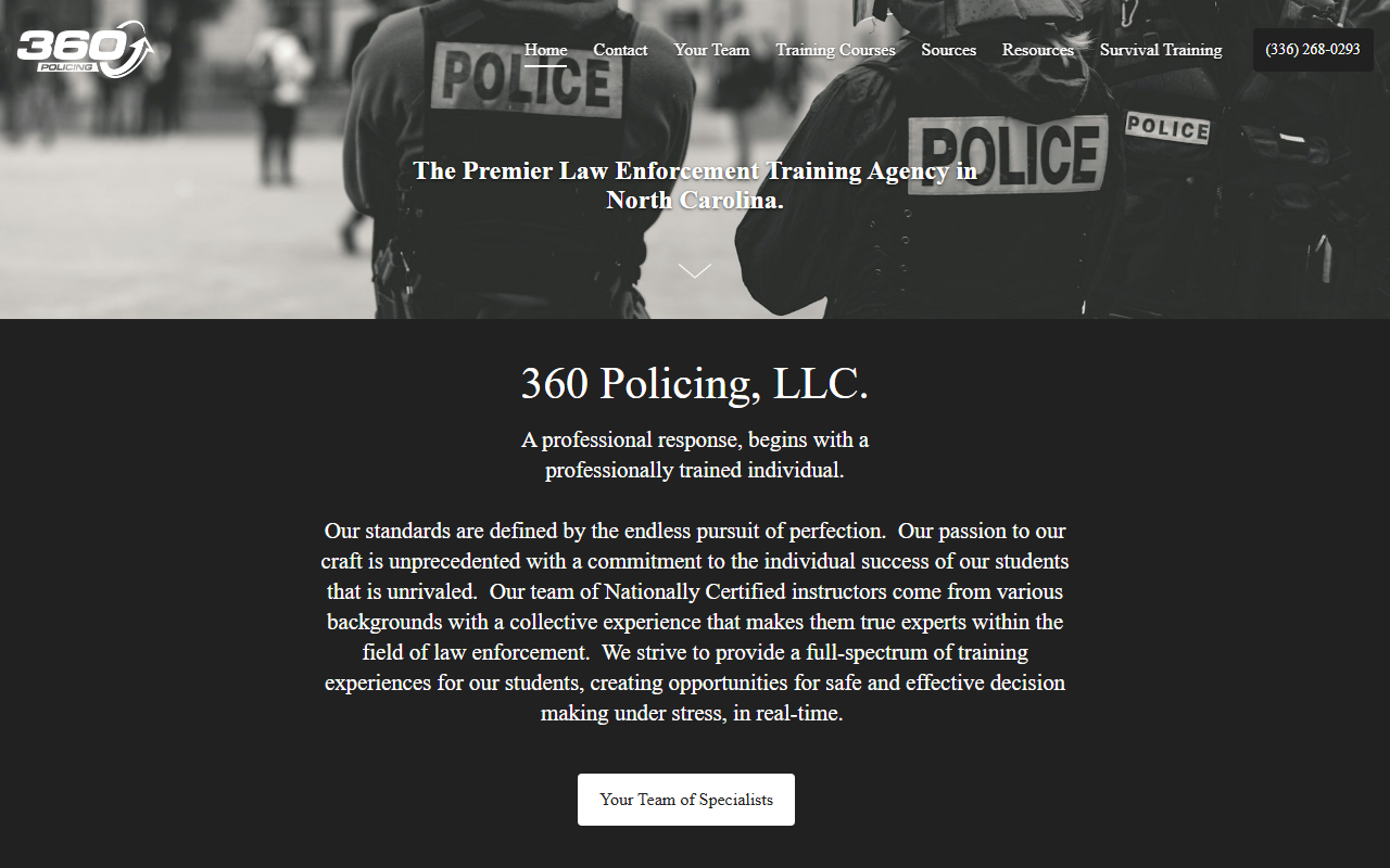 360policing.com screenshot