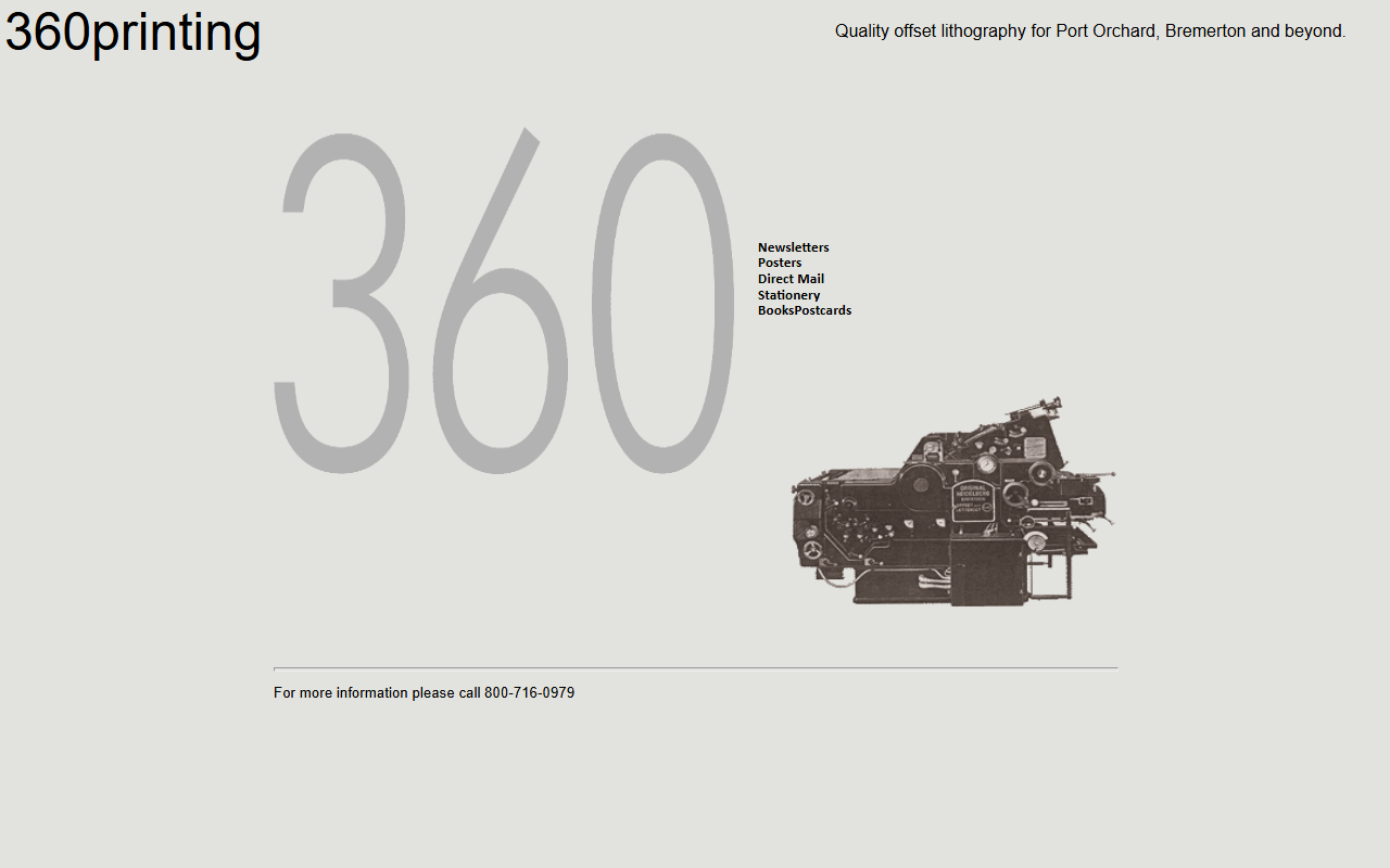 360printing.com screenshot
