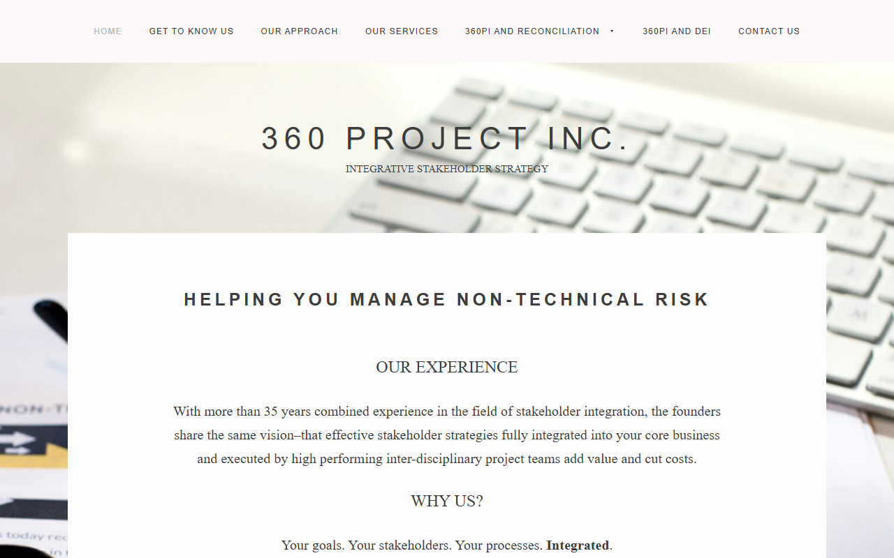 360projectinc.com screenshot