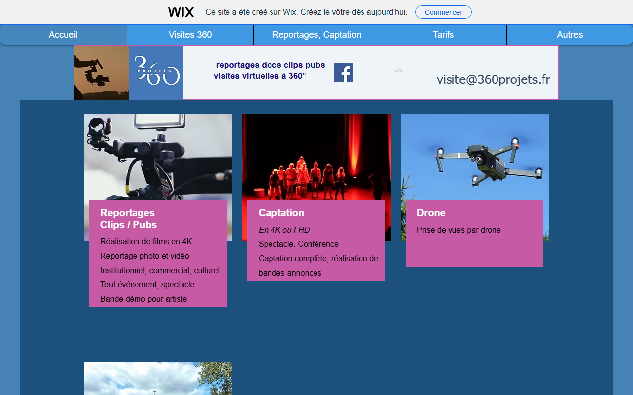 360projets.com screenshot