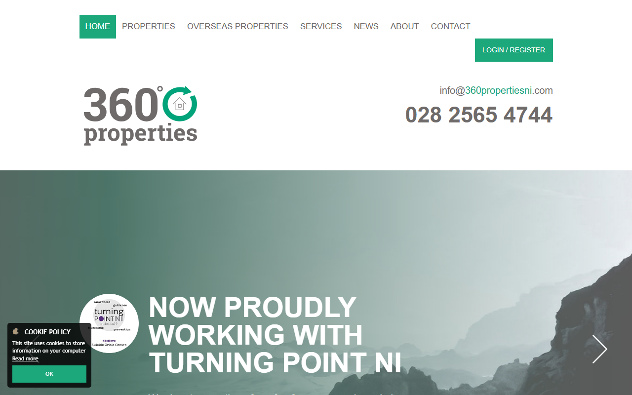 360propertiesni.com screenshot