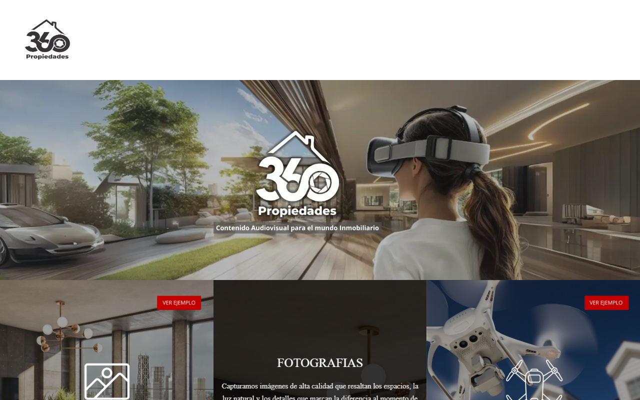 360propiedades.com screenshot