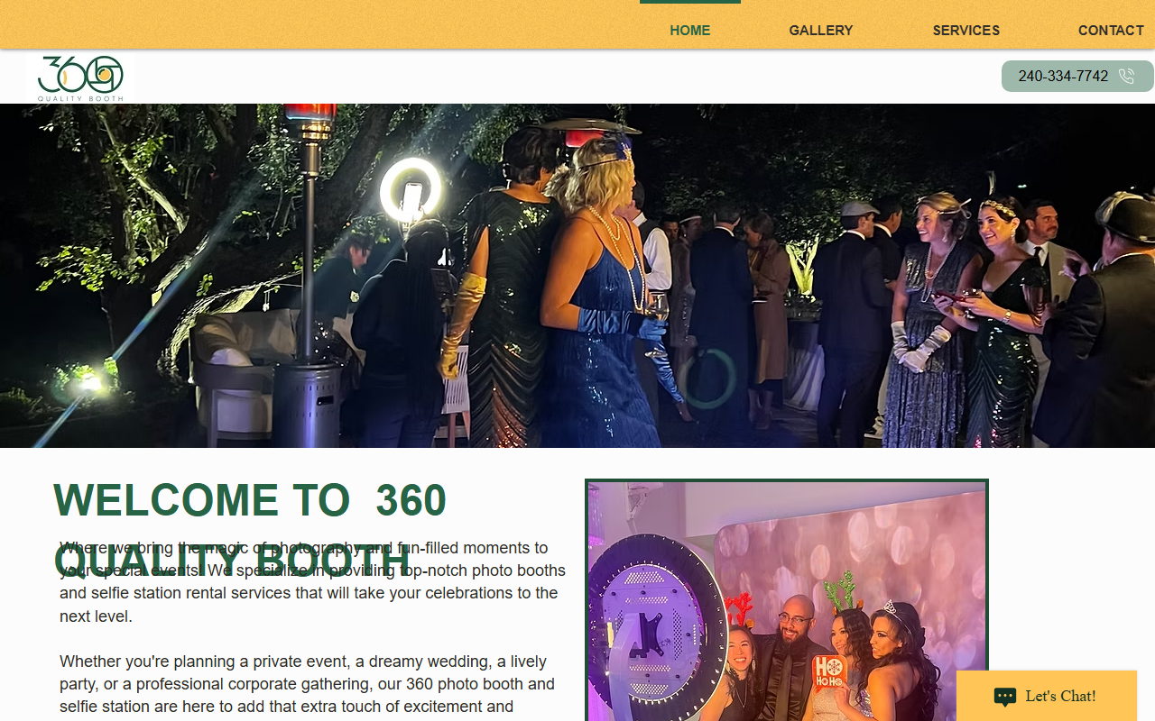 360qualitybooth.com screenshot