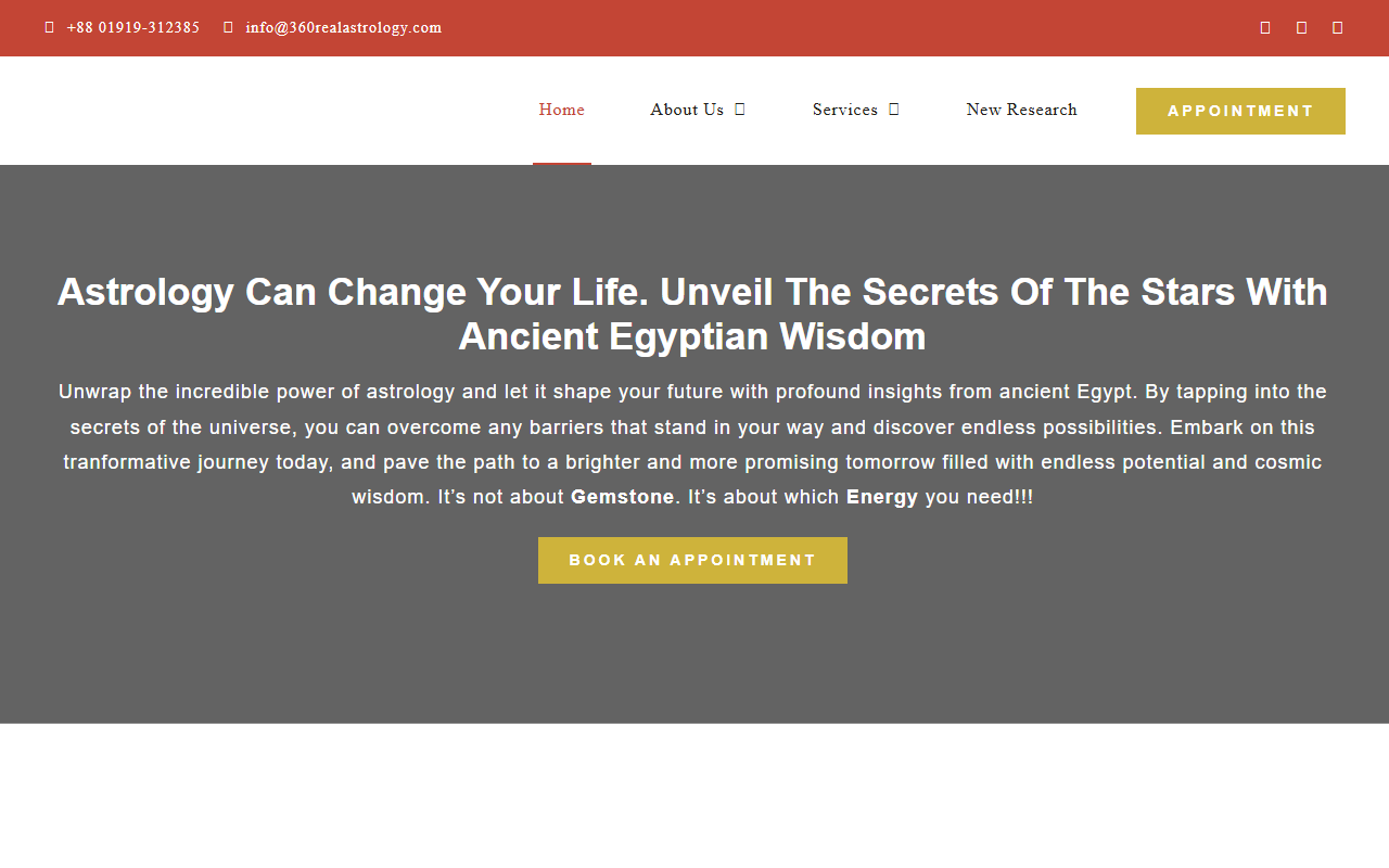 360realastrology.com screenshot