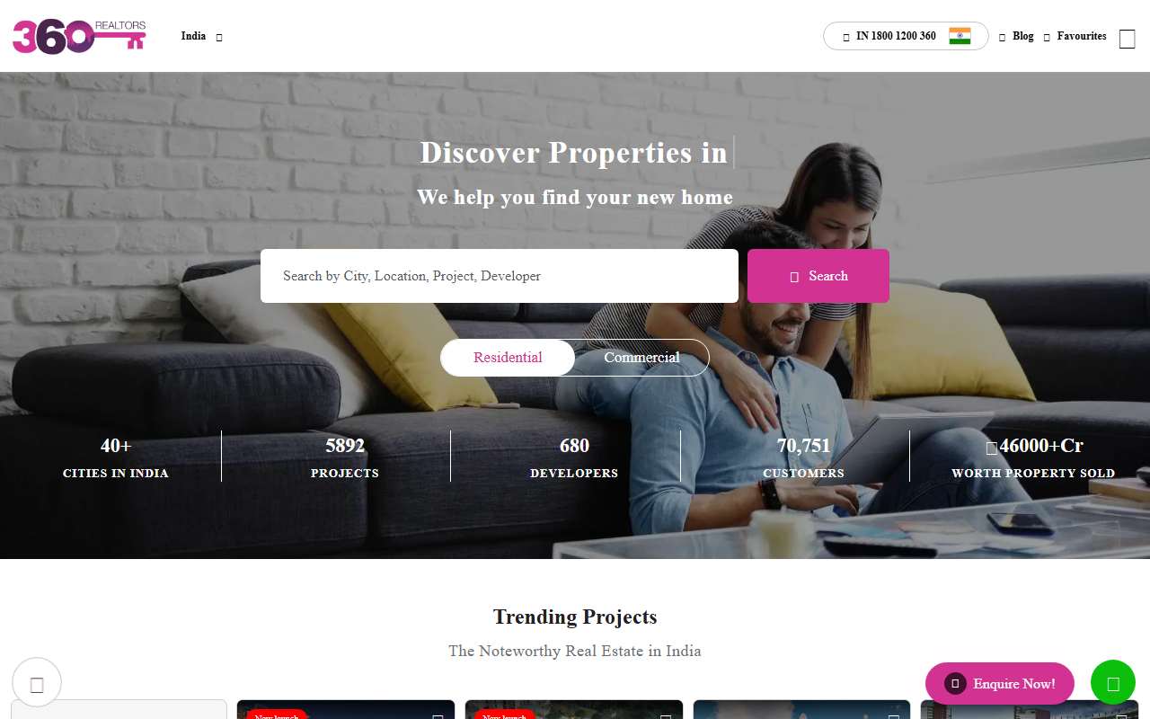 360realtors.com screenshot