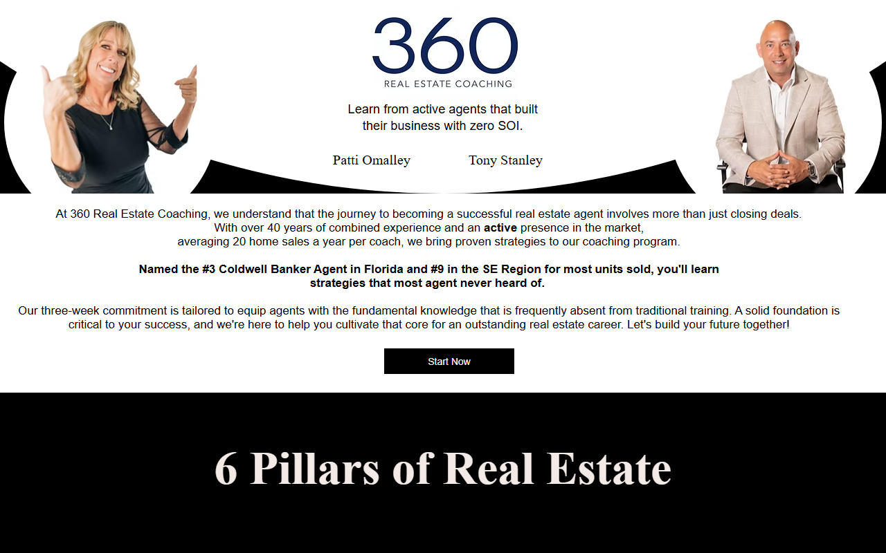360recoaching.com screenshot