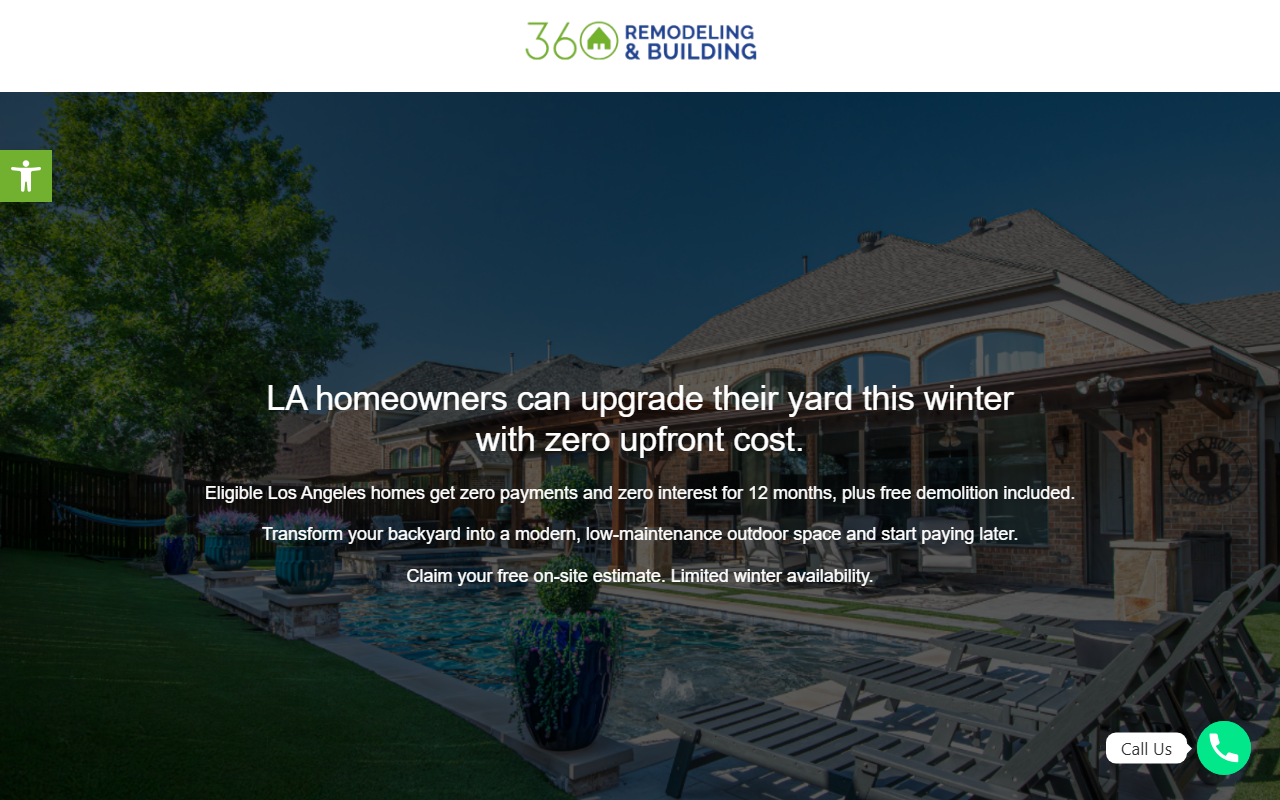360remodelinginc.com screenshot