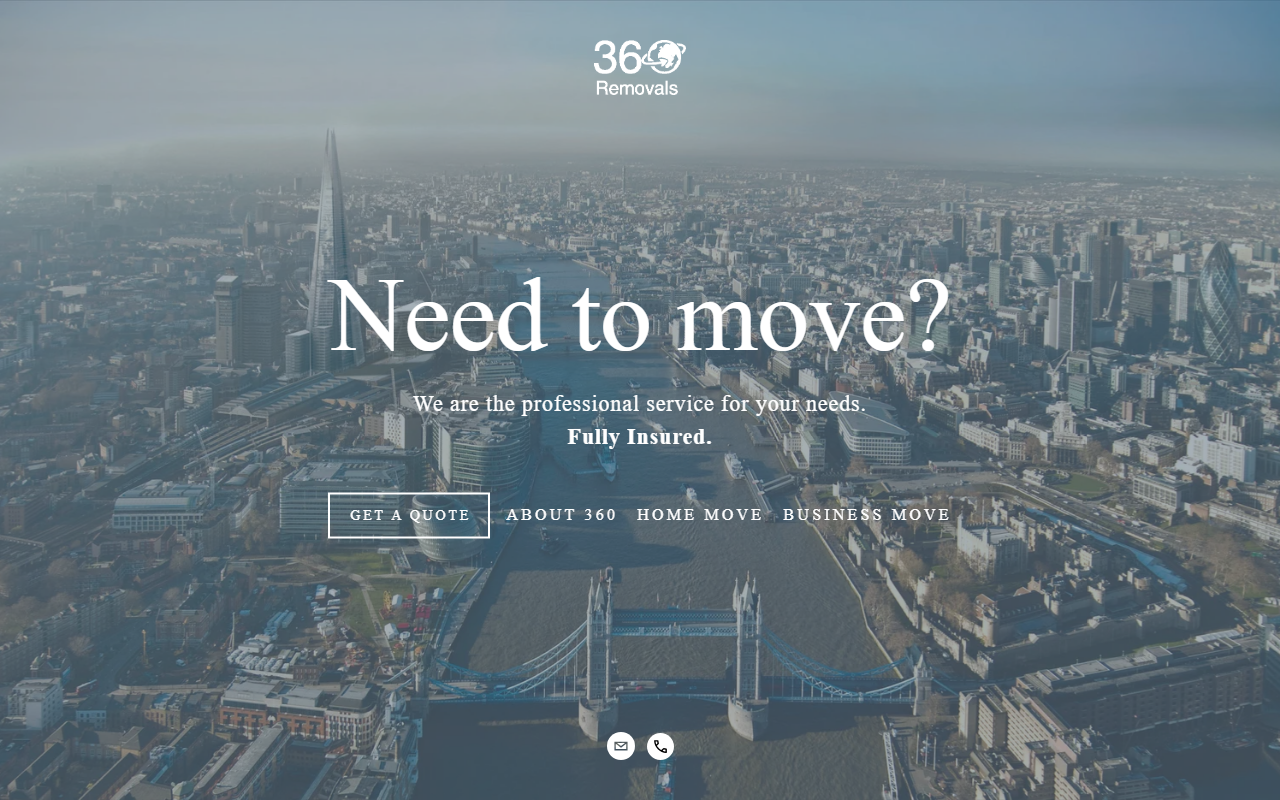 360removals.com screenshot