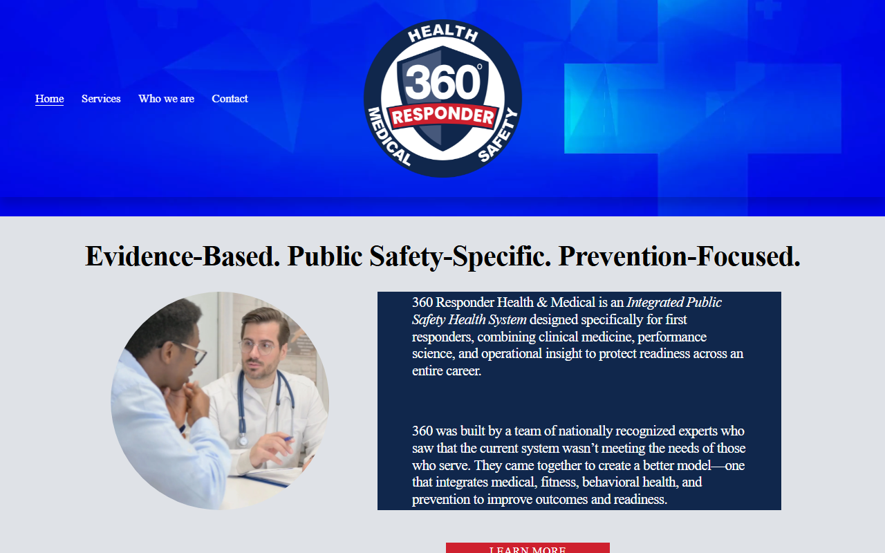 360responderhms.com screenshot